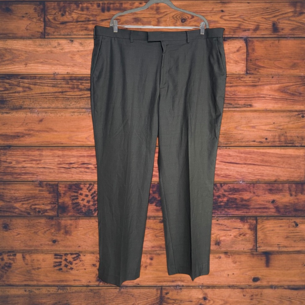5 for $25🔥Perry Ellis Portfolio Grey Trouser Dress Pants Size 42X30